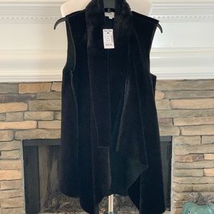 NWT FAUX FUR VEST!